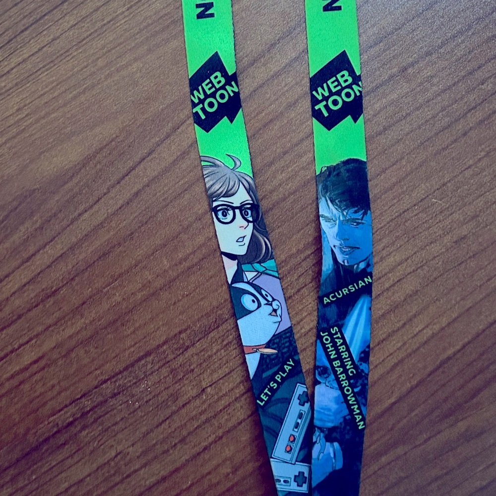 NYC Comic-On 2018 Webtoon Lanyard